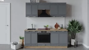 Кухонный гарнитур «Долорес» длиной 200 см со шкафом НБ