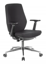 Кресло CH-545/LUX Ткань/Пластик/Металл, Черный 38-418 (ткань)/Черный (пластик)/Алюминий (металл)