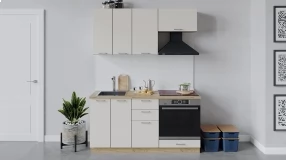 Кухонный гарнитур «Габриэлла» длиной 160 см со шкафом НБ
