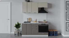 Кухонный гарнитур «Белладжио» длиной 160 см со шкафом НБ