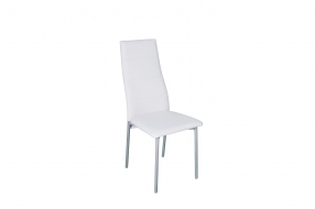 Кухонный стул Волна Люкс Металл/Кожзам, FFFFFF, Металл/Кожзам, AERO белый